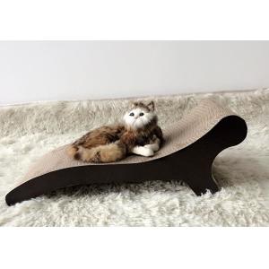 Subtle Curves Cardboard Cat Scratcher , Cardboard Scratch Pad Multi Color Choice