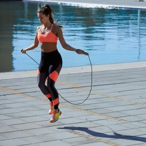 YLY Black Color Body Building Aerobic Training Smart Digital Jump Rope