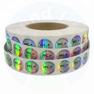 Custom Thickness Hologram Security Label Stickers 1D 2D Barcode Heat Resistant