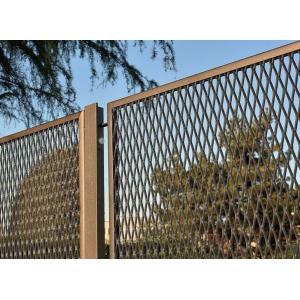 Heavy Duty Security Expanded Metal Mesh Fence 60x100mm 3m Length