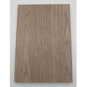Cafe Canteen Walnut Veneer Ceiling Tile 2/2/0.5mm Microperforated Acoustic