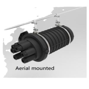 FTTH FTTX Fiber Optic Equipment IP68 Dome Type Splice Closure Box 4-144 Vertical