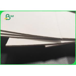 One Side White Laminated Thick Paper Cardstock 1000gsm Grey Back