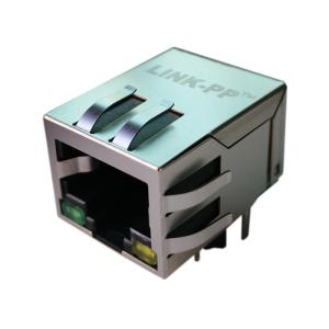 Wholesale RB1-215BTAMA Gigabit 10Pin Magnetic RJ45 Jack Single Port With LEDs from china suppliers