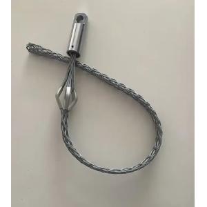 Galvanized Rotation Mesh Cable Pulling Grip 37-50mm With Breaking Load 35KN