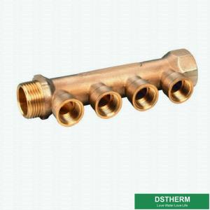 Two Ways To Six Ways Brass Water Separators Manifolds For Pex Pipe With Male
