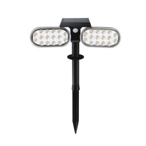IP65 Waterproof LED Garden Light Outdoor Double Heads Foldable Motion Sensor