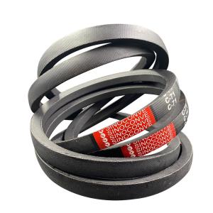 Polyester Cotton Canvas Fabric SPZ Industrial Wrapped Rubber V Belt for Machine