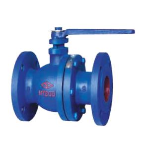 GB Flange End Floating Ball Valve Pressure 1.6 Mpa Cast Iron Rustproof