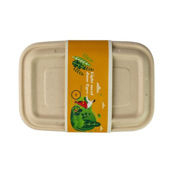 Quality Rectangular Disposable Surgance Pulp Food Container Biodegradable Container for sale