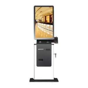 China Touch Screen Queueu Management Self Service Kiosk Machine Ticketing Dispenser on sale