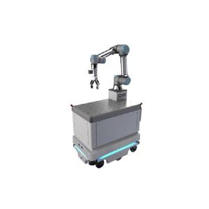 UR Callaborative robot and robotiq robot gripper for AGV Robot