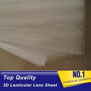 clear 3d lenticular offset printing sheet 100LPI 0.60mm pet lenticular lens