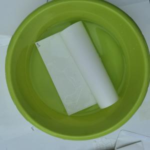 Recycled Synthetic Stone Paper Sheets Double Coated ROHS Certificate