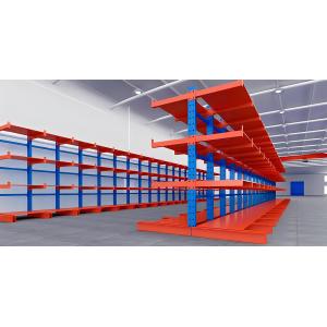 China Structural Powder Coated Double Sided Cantilever Racking Warehouse Metal