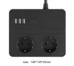 With USB expansion socket, customize 4-8 bit socket of plug intelligent socket