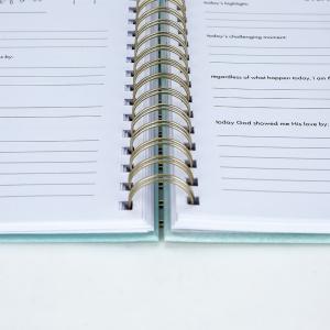 ISO9001 Hardcover Notebook Printing A4 A5 Spiral Notebook Planner For Monthly