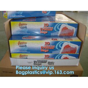 Wholesale Recyclable Biodegradbale Food Packaging Zipper Zip lockk Bag Reusable Freezer Storage Zip Lock Bags For Fridge from china suppliers