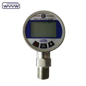 Stainless Steel Digital Gas Pressure Manometer 65mm With 4-5 Digital LCD Display