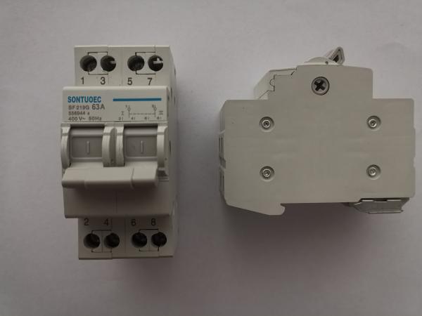 Quality 2P 63A MCB Type Electrical Isolator Switch Sontuoec Manual Change Over Switch for sale