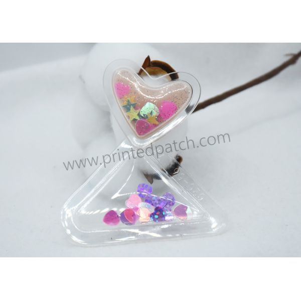 Quality Clear TPU 0.8mm Embossed Patches With Bling Sequins for sale