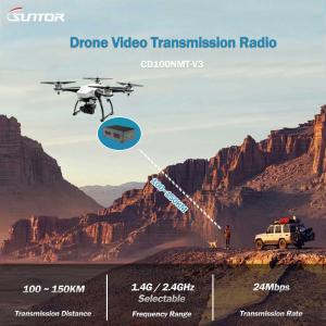 CD100NMT with AES128 Security Protected COFDM Transmitter for UAVs and Drones