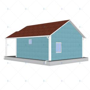 Heya-2B05-B Low cost easy building China 2 room sandwich panel house for Kenya
