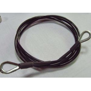 Wholesale Black Gym Wire Rope 1/4 Inch Outer Diameter For Gym Equipment Assembly from china suppliers