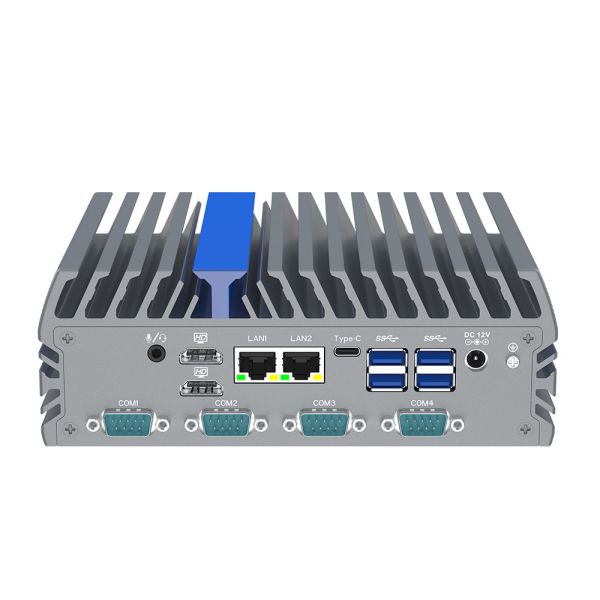 Quality Embedded Fanless Box Industrial Pc With 12th Core I3 I5 I7 cpu for sale