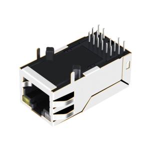 2250506-1 RJ45 MagJack PoE 1000BASE-T Tab Up GO/Y Leds