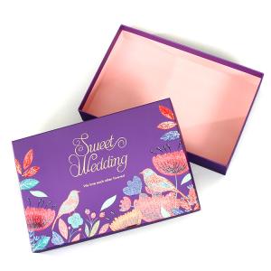 Multi Color Hard Paper Gift Box With Lids , Wedding Decorative Gift Boxes