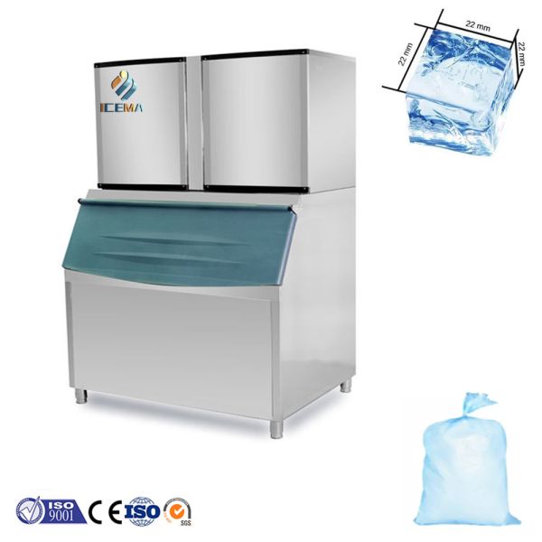 250 KG Capacity Automatic Ice Maker Machine 1000kg /24h for Commercial Ice