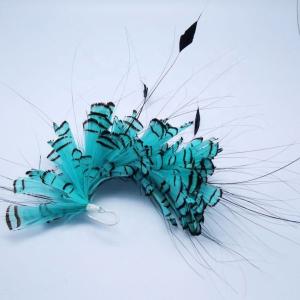 Chicken Feather Mounts Pheasant Flower Feather Headband Dyed Pattern