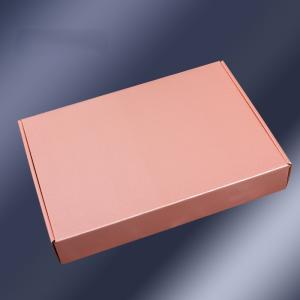Airplane Style Corrugated Gift Boxes UV Printing Shipping Mailer Boxes Pink