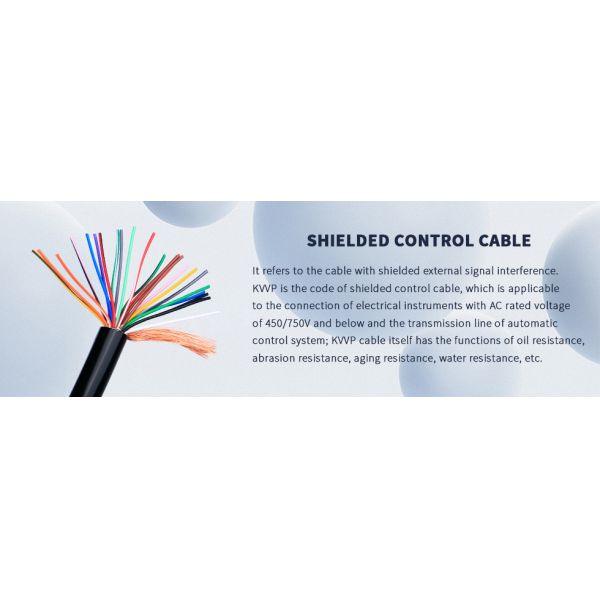 TPU Sheathed Copper Conductor Control Cable for Industrial Power Transmission with Wide Temperature Range