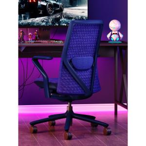 Office Chair Ergonomic Design for Comfortable Sedentary Backrest and Swivel PC