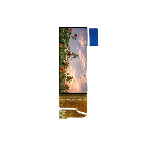 1.1" Bar Type AM OLED Display, 126×294 Resolution, SPI Interface, High Definition & Low Power Consumption, Long Strip Screen