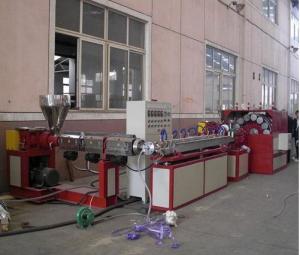China Agriculture Irrigation Plastic Pipe Extrusion Line , Plastic PVC Fiber Pipe Making Machinery on sale