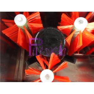 Double Heads Semi Automatic Glass Bottle Cleaning Machine For Beverage Filling