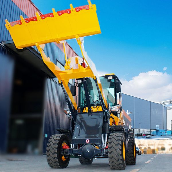 CE Approved 4WD Front Small Wheel Loader Multi Color Customized Mini Telescopic