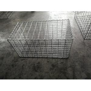 1mx0.5mx0.5m Gabion Mesh Cages , Building Gabion Baskets With 5 MM Thickness