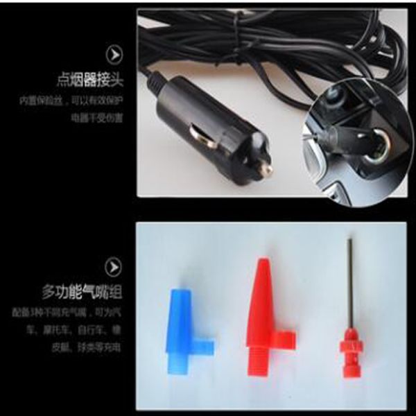 Oem Vehicle Air Compressors 3 In 1 Plastic Material With Inflation Function