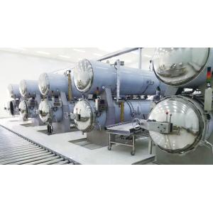 Automatic Silver Water Spray Retort Machine High Temperature Sterilization
