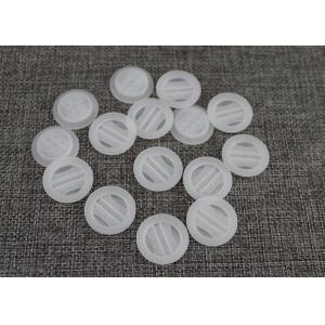 Eco Friendly PE Clear One Way Degassing Valve Adhere To Coffee Foil Flat Bottom