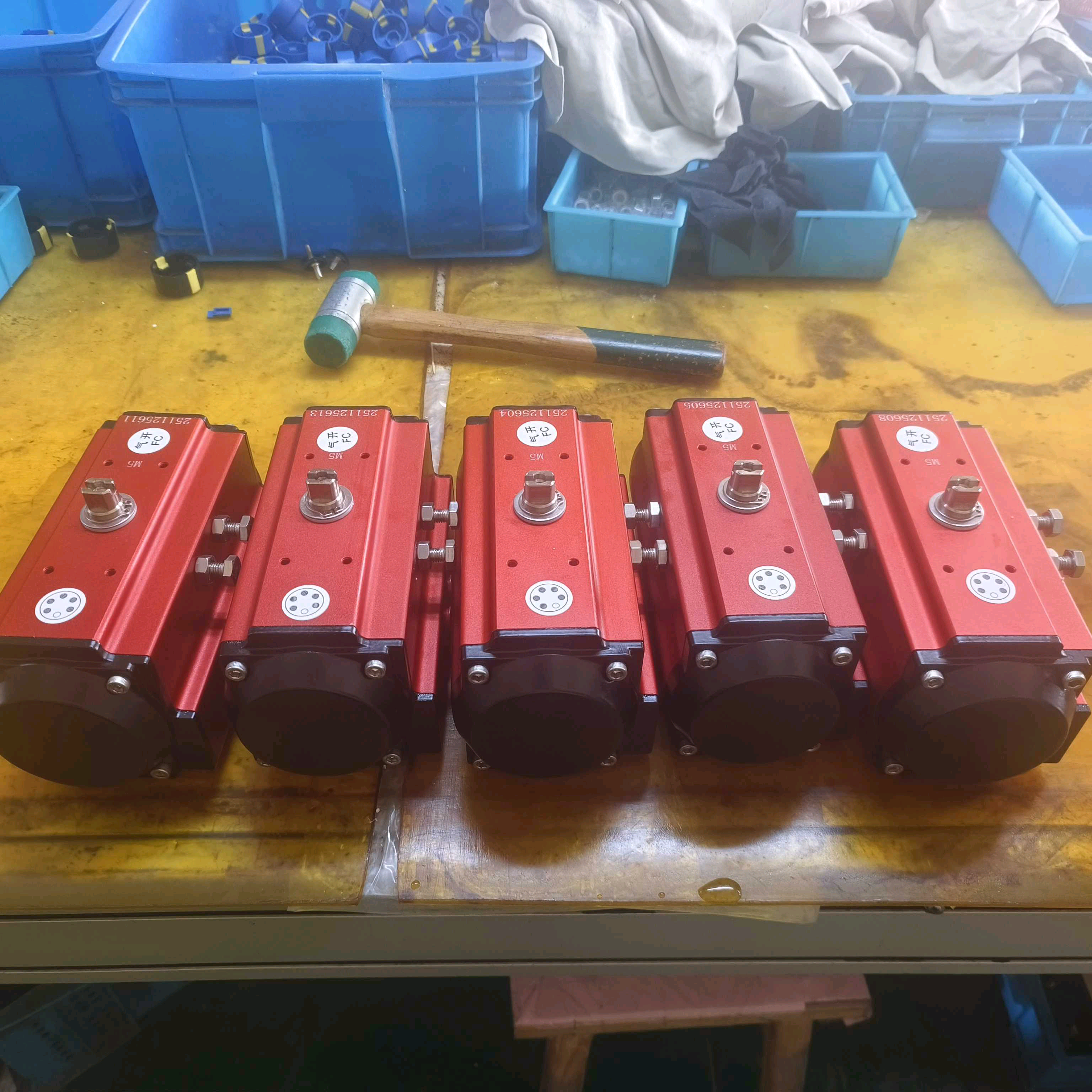 rack and pinion Double Acting Pneumatic Valve Actuator
