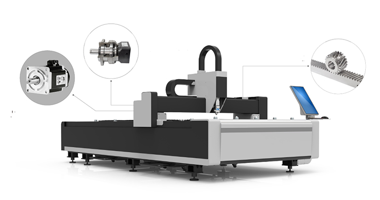 1530 Sheet Metal CNC Fiber Laser Cutting Machine 1000W 2000W 3000W