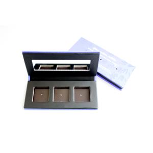 3 Pans Makeup Empty Magnetic Palette UV Finished With Holes