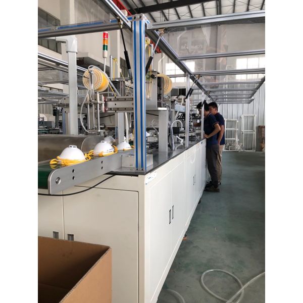 25 - 40 Pcs / Min Cup Mask Machine , Full Automatic KN95 Cup Mask Machine With