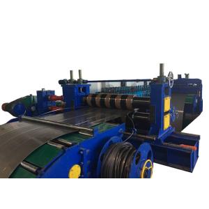 Steel Strip Metal Slitting Line / Automatic Slitting Machine PLC Control