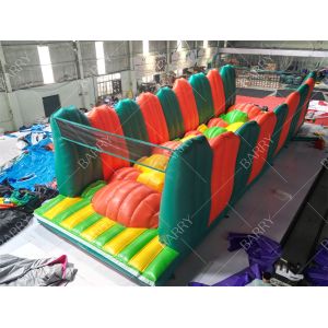 Customized Commercial Inflatable Bouncy Obstacle Course Playground Exciting Fun